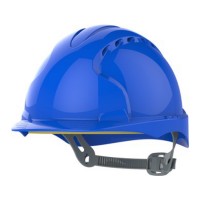 CAPACETE POLIETILENO AZUL C/ VENTILAÇÃO EVO2